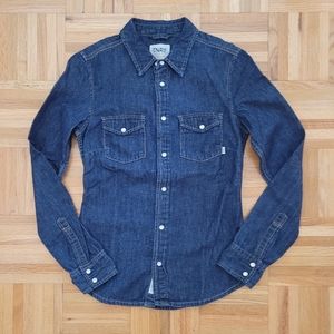 Aritzia TNA Denim Button Down Shirt